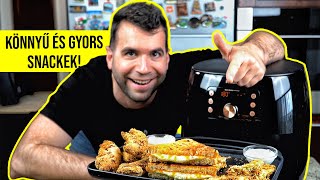 3 szupergyors AIRFRYER RECEPT [upl. by Ballou]