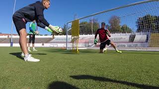 Outrageous Pro Goalkeeper Training [upl. by Hanway]