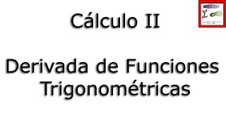 Ejercicios Derivadas de Funciones Trigonométricas [upl. by Samuelson]