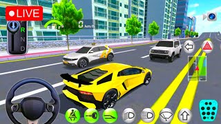 3D Driving Class Simulation  Funny Police Officer Refuel His Super Car Gas Crazy Driving Gameplay [upl. by Occir]