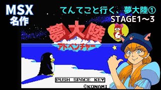 【MSX名作】数十年の時を経て、クリアー挑戦「夢大陸アドベンチャー」①【STAGE13】 [upl. by Rikahs]