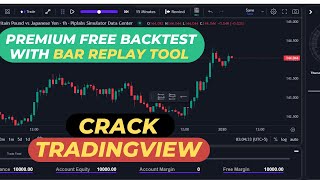 crack tradingview Premium Free Backtest WITH bar replay TOOL [upl. by Natfa973]