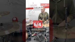 🔥 Boost your single pedal speed 🥁 drums singlepedal exercise lesson footpedal tutorial short [upl. by Ear974]