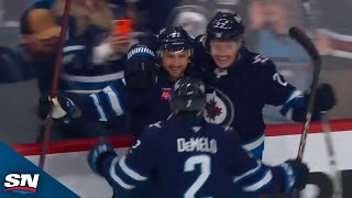 Jets Nino Niederreiter Puts Moves On Karel Vejmelka To Score In 900th Career Game [upl. by Patman520]