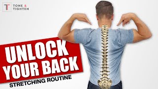 Unlock Your Entire Back FAST Full Spine Stretching Routine [upl. by Nileek149]