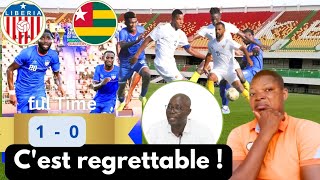 🚨🚨LA HONTE  LIBÉRIA 1  0 TOGO  LE TOGO ÉLIMINÉ POUR UNE 4 ÈME FOIS CONSÉCUTIVE DE LA CAN RÉSUMÉ [upl. by Eniagrom]