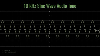 10 kHz Sine Wave Audio Tone [upl. by Anya259]