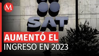 SAT recaudó 23 billones de pesos de grandes contribuyentes en 2023 [upl. by Asyla]