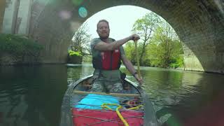 Canoe day trip River Avon and Kennet amp Avon canal Somerset UK [upl. by Ymmat]