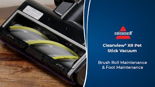 Brush Roll amp Foot Maintenance  Cleanview® XR Pet Stick Vacuum [upl. by Buhler]