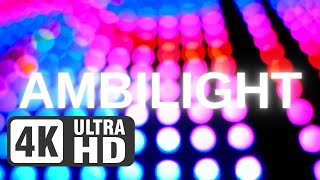 AMBILIGHT COLOR TEST  4K DEMO PHILIPS [upl. by Ellennad]