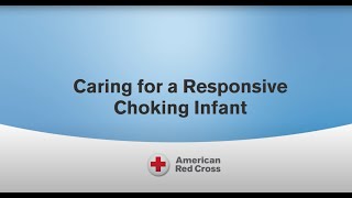 What to Do When Infant is Choking Responsive [upl. by Oaht]