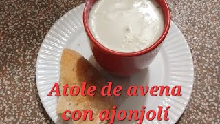 Atole de avena con ajonjolí [upl. by Mamoun]