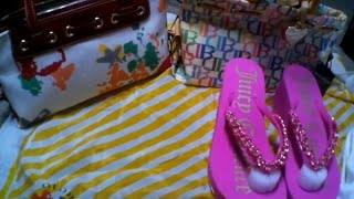 Bargain Hunting Designer Juicy Couture Shoes and Dooney amp Bourke Purses Haul [upl. by Lyrehs619]