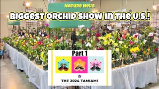 Part 1 of THE GREATEST ORCHID SHOW IN THE US come see more orchids than the eye can handle [upl. by Gayner619]