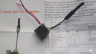 LST  S2 58G 800TVL HD Micro CMOS FPV Camera  BLACK [upl. by Analart]