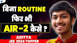 JEE Topper Aditya’s Full Strategy to Becoming AIR 2  JEE Topper Story  Josh Talks Aasha [upl. by Philoo]