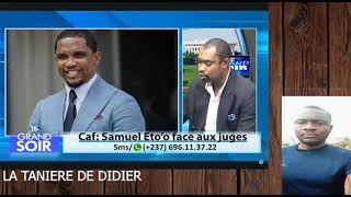 SAMUEL ETOO DELAISSE A SON SORT FACE A LA CAF [upl. by Nnylyaj]