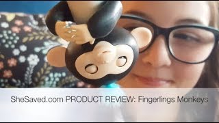 Fingerlings Interactive Baby Monkey Toy Review [upl. by Marb]