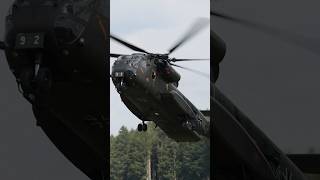 Training flight of a German Air Force CH53 helicopter somewhere in Germany bundeswehr helicopter [upl. by Otiv]