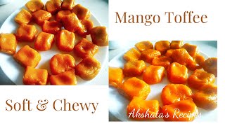 Mango ToffeeChewy amp Delcious5 ingredients onlyhomemade khoyamawa recipe included [upl. by Asssilem]