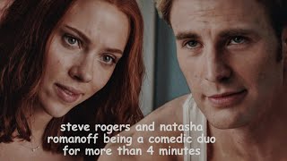 steve rogers and natasha romanoff being a comedic duo for more than 4 minutes [upl. by Ilaw]