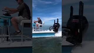 Experience Navigating Narrow Waters With Micro Draft Skiffs fishing skiff boat skifflife fyp [upl. by Toth]