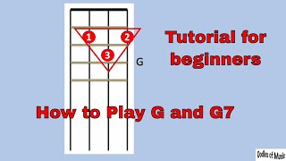 Ukulele Tutorial for G and G7 [upl. by Monroe]