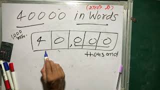 40000 Kaise Likhate Hain Hindi Mein  Spelling  Hindi  Surendra khilery [upl. by Assena133]