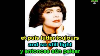 Mireille Mathieu  La quête Learning French with a song [upl. by Monteria]