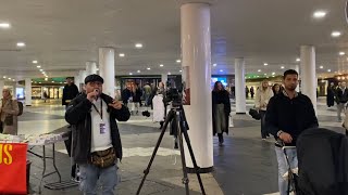 ”Se Gud är min hjälpare Herren stöder min själ” Sergels torg plattan Stockholm 20241027 [upl. by Dylan706]