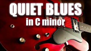 Quiet Blues Backing Track in C minor  SZBT 1051 [upl. by Gaither]