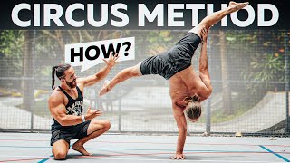 Easy Way to Learn One Arm HANDSTAND  Circus Method [upl. by Ardnued966]