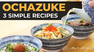 How to Make OCHAZUKE Japanese Green Tea Rice with The Sushi Man [upl. by Ahsaeyt145]