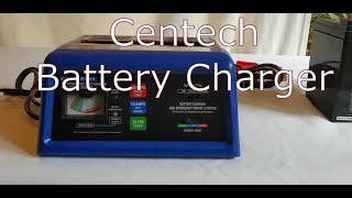 CENTECH 21050 Amp 12V Analog Charger with Engine Start from Harbor Freight [upl. by Souvaine]