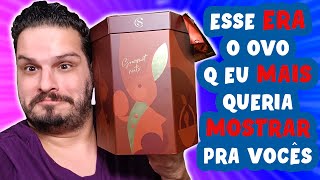 PROVANDO O OVO DE PÁSCOA GOURMET NUTS DA CACAU SHOW  A PRIMEIRA IMPRESSÃO É A QUE FICA [upl. by Arehc]