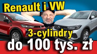 VW TCROSS czy Renault Captur  porównuję wersje 3cylindrowe [upl. by Elonore]