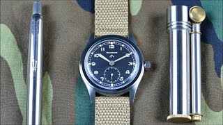 On the Wrist from off the Cuff Merkur Watch – Seizenn Dirty Dozen Mechanical Field Watch 99 gem [upl. by Eenerb367]