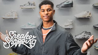 Manchester Uniteds Marcus Rashford Goes Sneaker Shopping With Complex [upl. by Lebasi999]