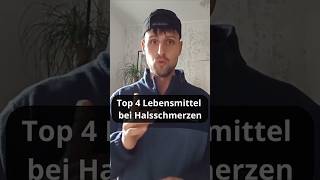 Top 4 Lebensmittel bei Halsschmerzen [upl. by Ocsinarf]