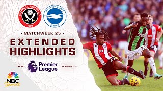 Sheffield United v Brighton  PREMIER LEAGUE HIGHLIGHTS  2182024  NBC Sports [upl. by Nelo]