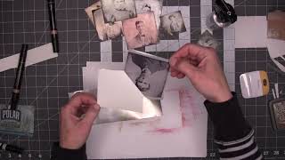 Easily add Faux Tintype Photo ephemera to your junk journal or any project in under 10 Minutes [upl. by Amadeo]