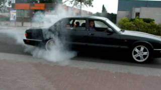 Jaguar XJR 40 V8 Supercharged 370 bhp PERFECT BURNOUT [upl. by Theurer706]