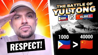 1000 PINOYS vs 40000 Chinese  Battle of Yultong  HONEST REACTION [upl. by Zippel]