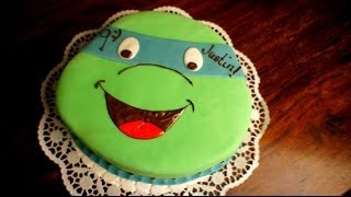 Turtles Kuchen  Teenage Mutant Ninja Turtles Torte  von Kuchenfee [upl. by Jeggar]