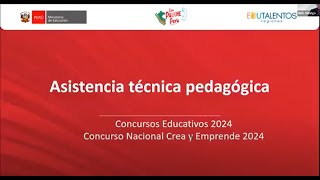 CREA Y EMPRENDE 2024  ASISTENCIA TÉCNICA PEDAGÓGICA  DÍA 03 [upl. by Gorrono]