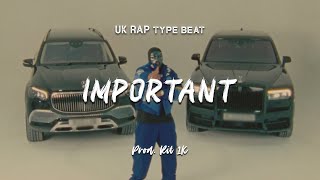 M HUNCHO  IMPORTANT  Type Beat Instrumental [upl. by Razal]