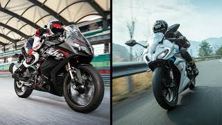 TVS Apache 310RR vs CF Moto 300SR Comparison TM [upl. by Fredra]