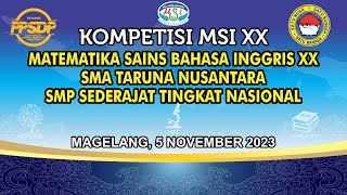 Penutupan MSI dan LKIP  SMA Taruna Nusantara [upl. by Yelsnia]