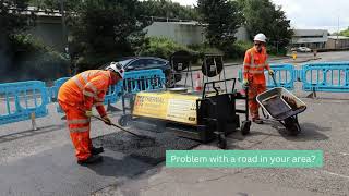 Thermal Road Repairs  Bath amp North East Somerset Council [upl. by Nemracledairam]